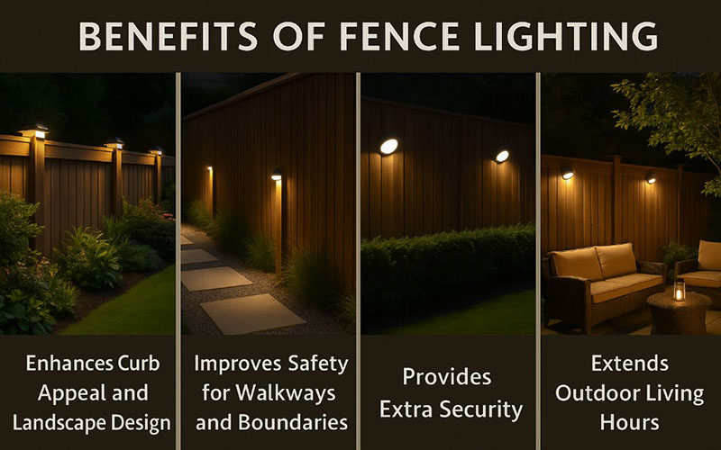 Enhance Your Outdoors With Fence Lighting Benefits