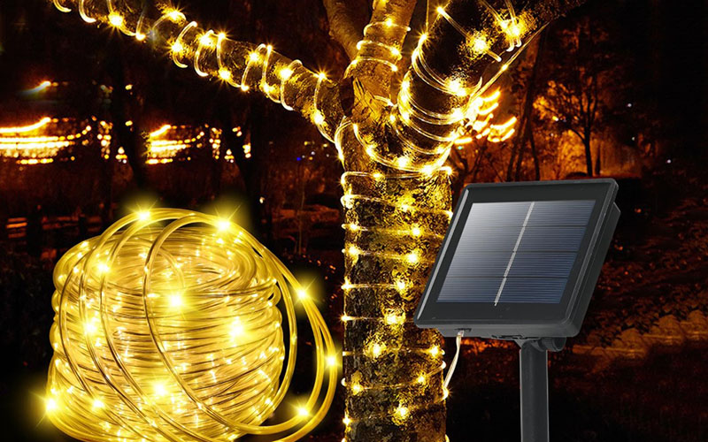 Flexible Led Rope - Solar Tree Trunk Light