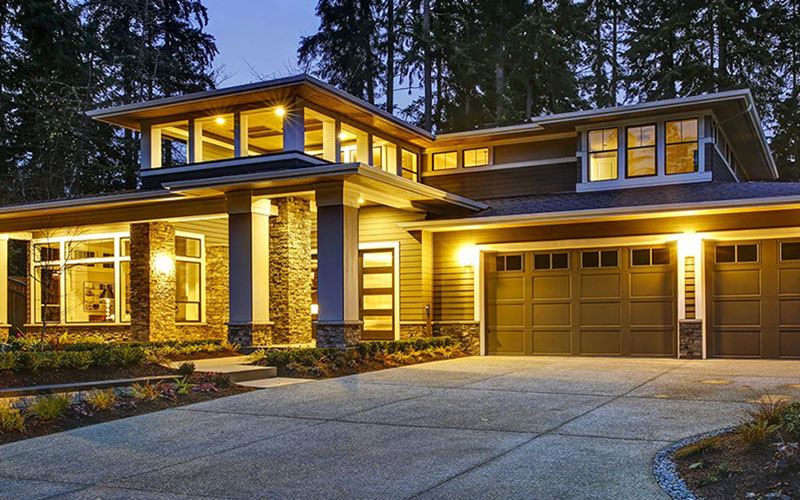 Front Of House Modern Outdoor Lighting Ideas
