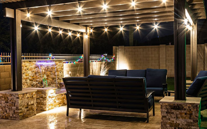 Highlight Your Patio Space With Lights