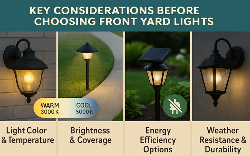 Key Considerations Before Choosing Front Yard Lights