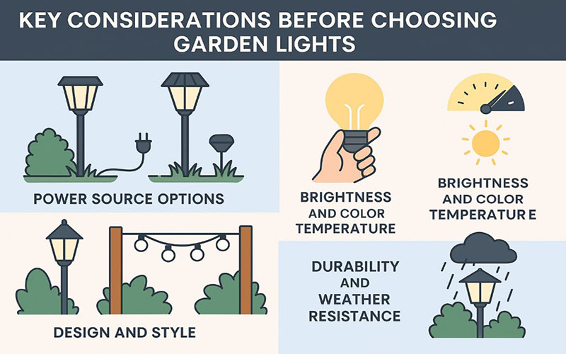 Key Considerations Before Choosing Garden Lights