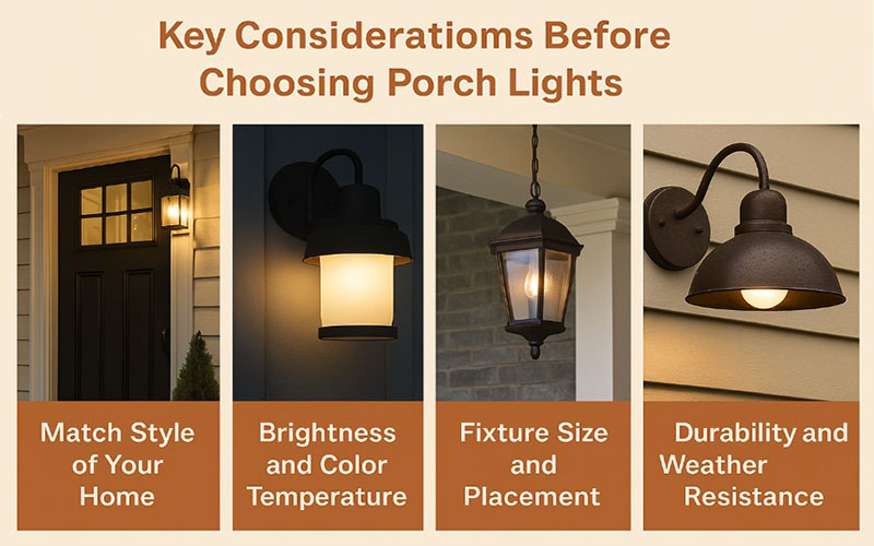 Key Considerations Before Choosing Porch Lights