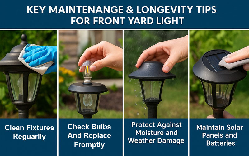 Key Maintenance & Longevity Tips For Front Yard Lights