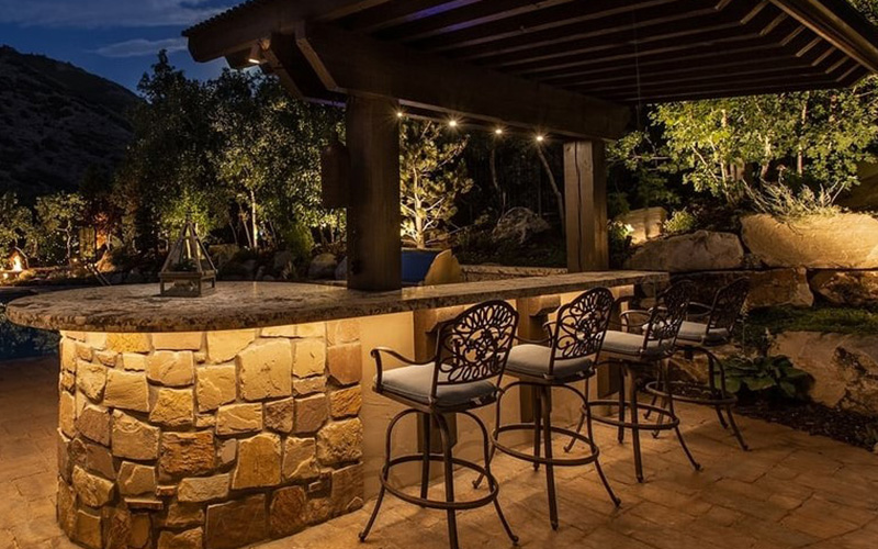 Led Strip Under Counter For Outdoor Bar