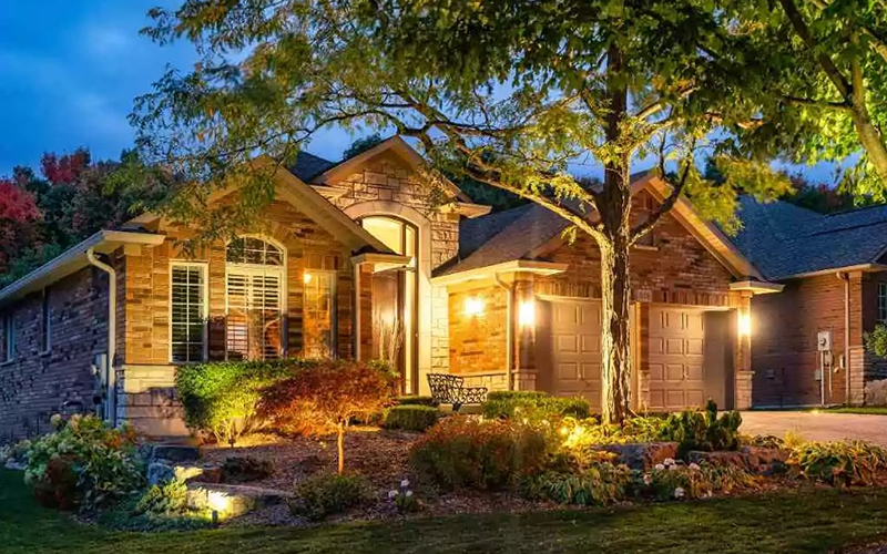 Landscape Lighting Highlights Your Front Yard’s Natural Charm