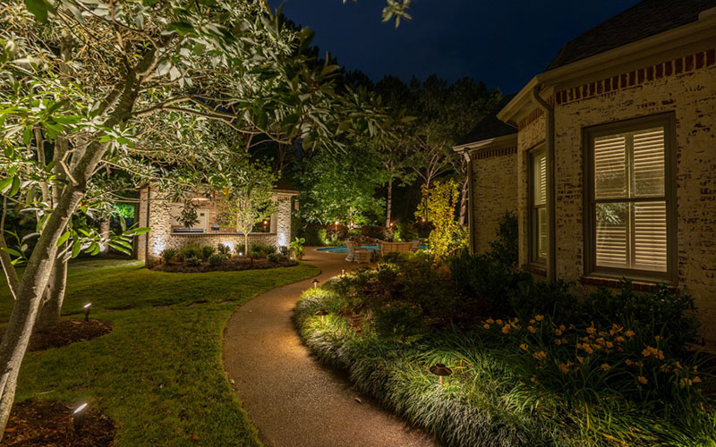 Landscape Lighting Increases Usability And Ensures Safety For The Home