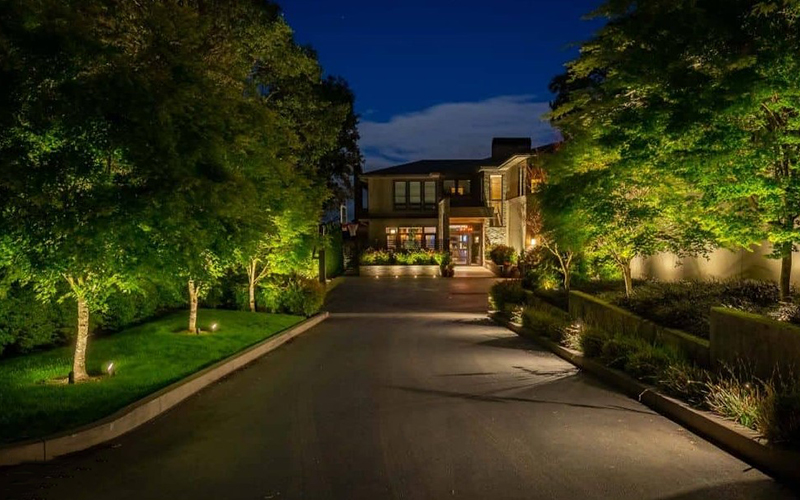 Light Up Your Outdoor Space -driveway Landscape Lighting