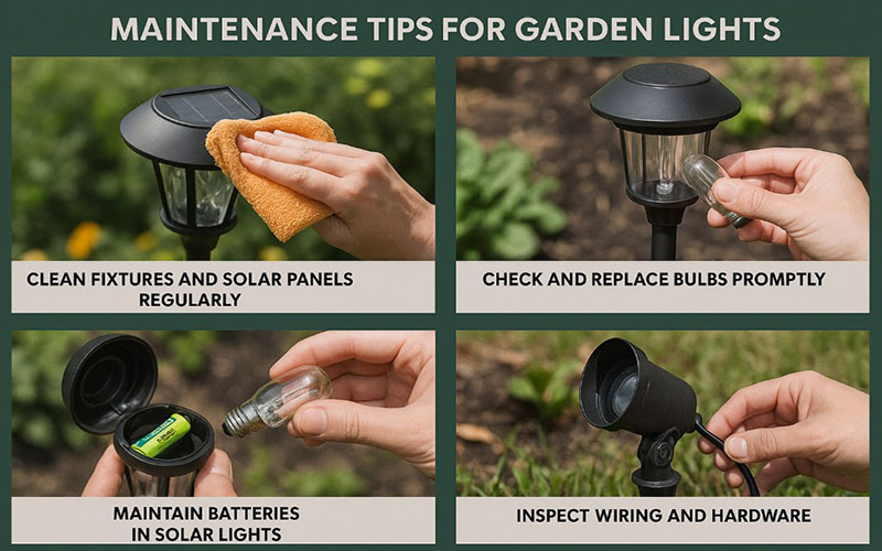 Maintenance & Longevity Tips For Garden Lights