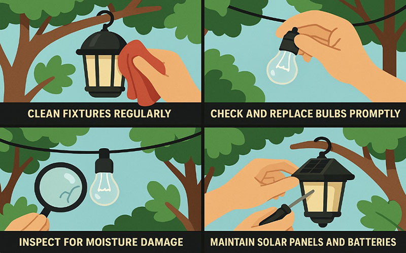 Maintenance & Longevity Of Outdoor Tree Lights