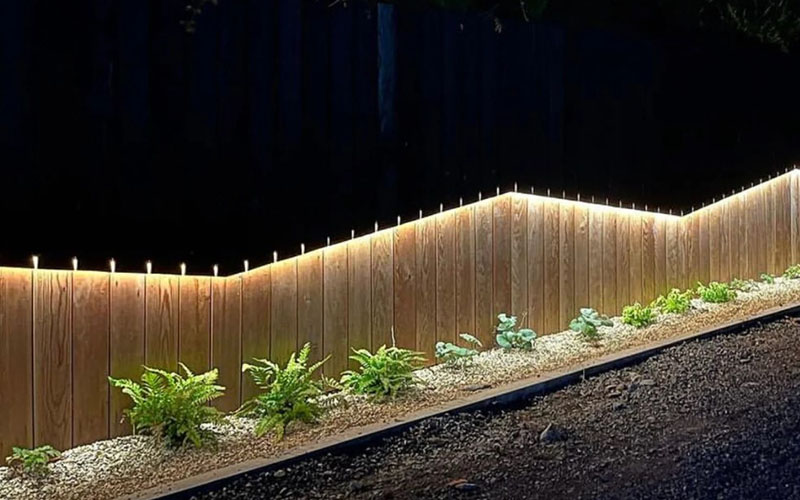 Outdoor Fence Led Strip Lighting