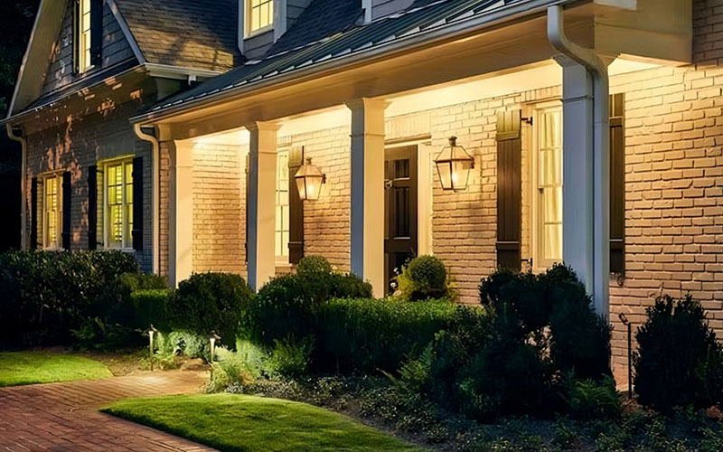 Outdoor Porch Layering Light For Safety And Ambiance