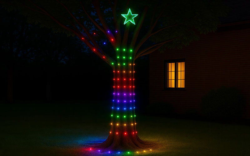 Outdoor Tree Color‑chasing Leds For Dynamic Effect