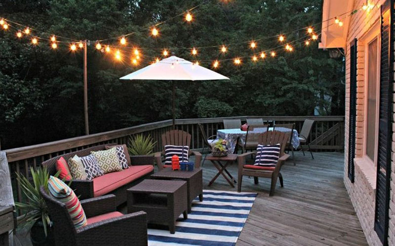 Overhead Deck String Light