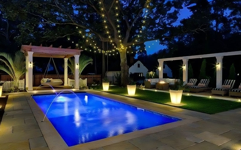 Pool Patio Lighting
