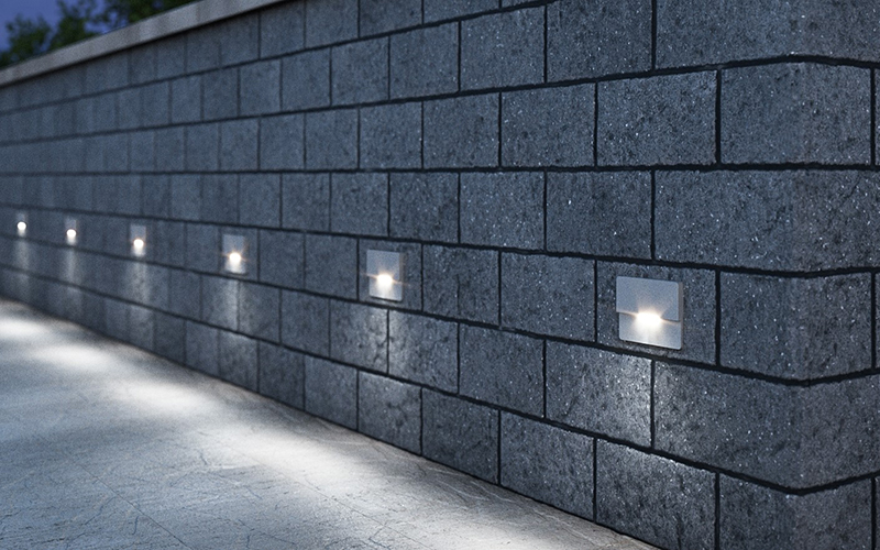 Sidewalk Inset Wall Lights