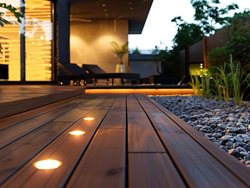 Uplights Patio Deck Lighting For Structure