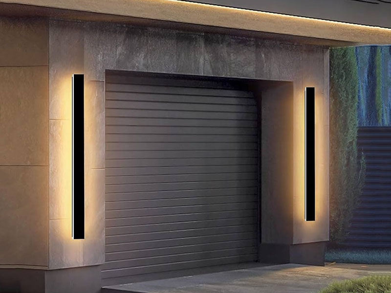 Vertical Led Wall Sconces For Your Garage Outdoor