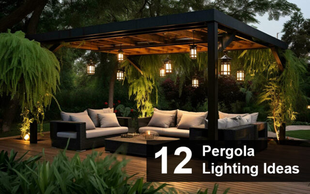 12+ Outdoor Pergola Lighting Ideas For A Cozy Evening