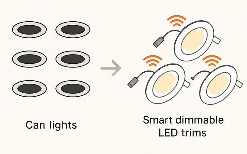 Additional Features Add Convenience But Increase Recessed Lighting Installation Cost