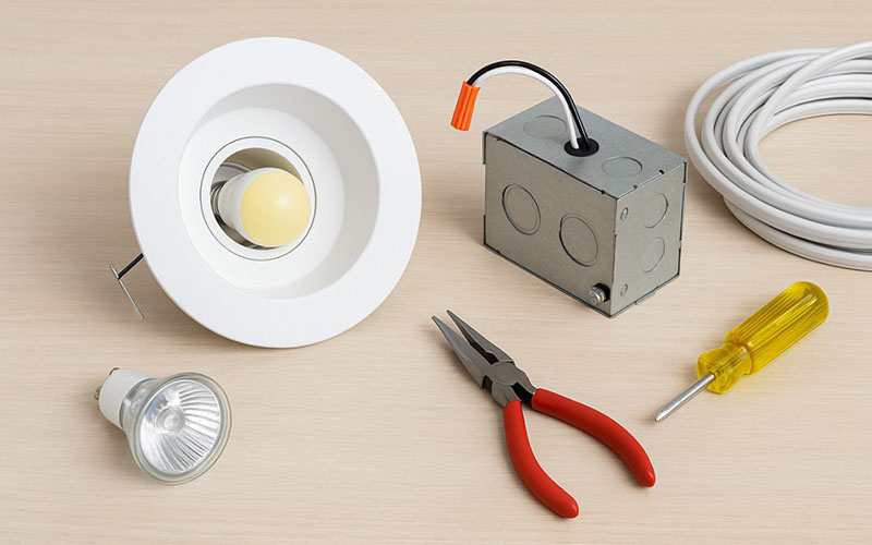 Calculate The Material Costs For Recessed Light Installation