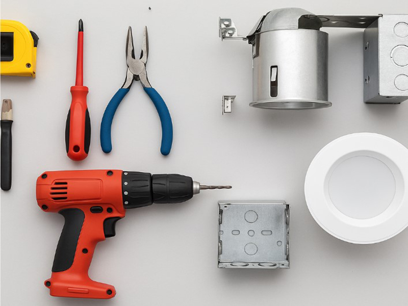 Choose The Right Tools And Materials To Make Recessed Light Installation Easier And Safer