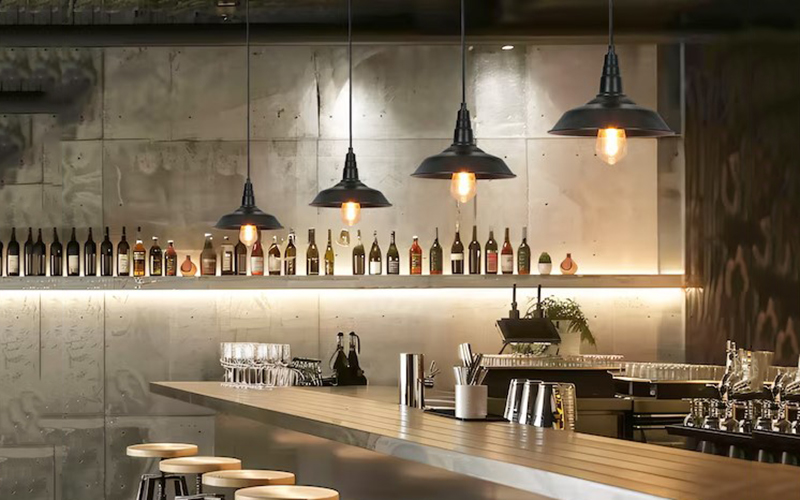 Coffee Shop Industrial Metal Pendants