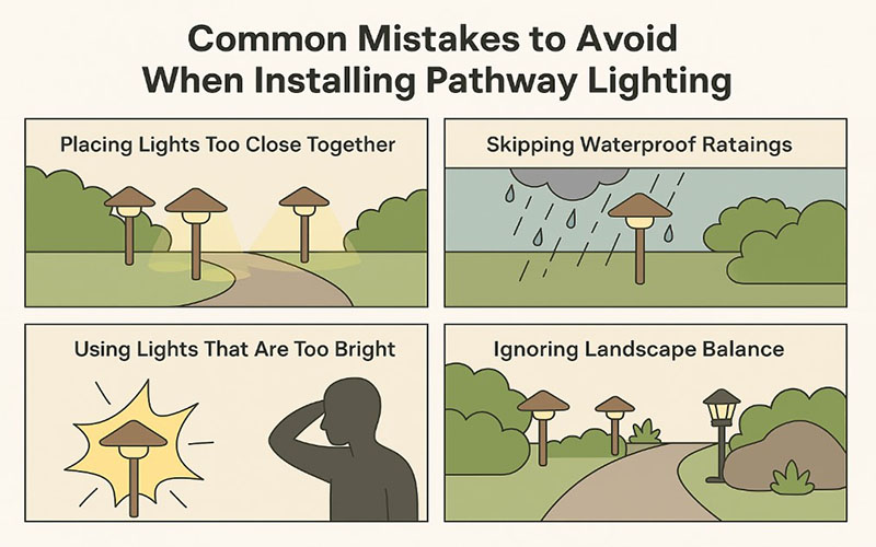 Common Mistakes To Avoid When Install Pathway Lighting