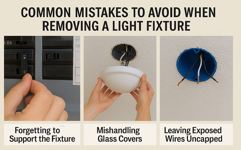 Common Mistakes To Avoid When Remove A Light Fixture