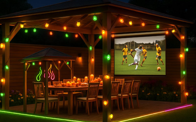Gazebo Color‑changing Bulbs
