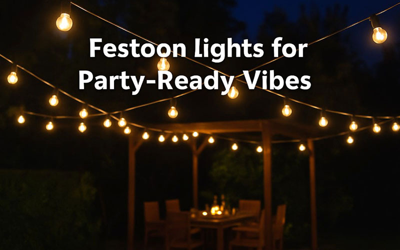 Gazebo Festoon Lighting For Party‑ready Vibe