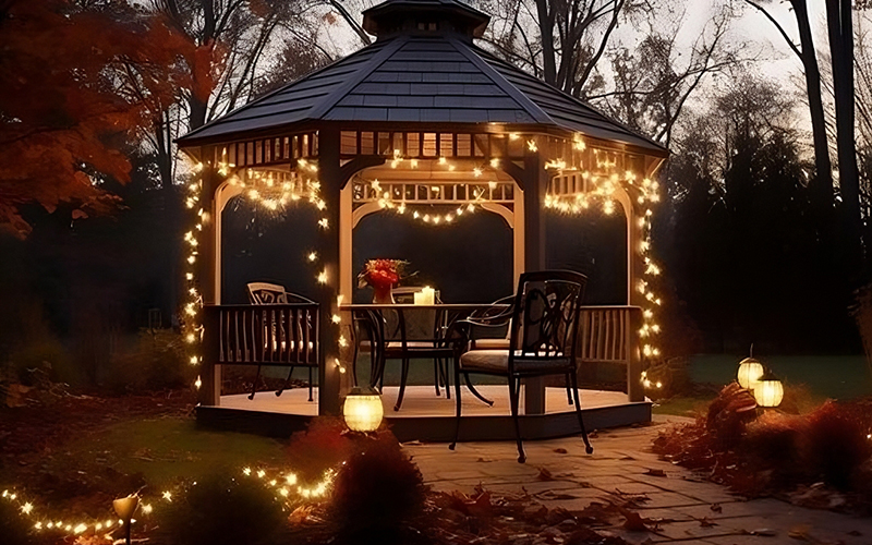 Gazebo Festoon Lights For Party‑ready Vibes