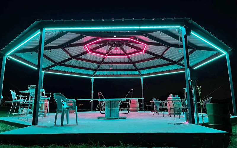 Gazebo Led Strip Lights For Modern Look