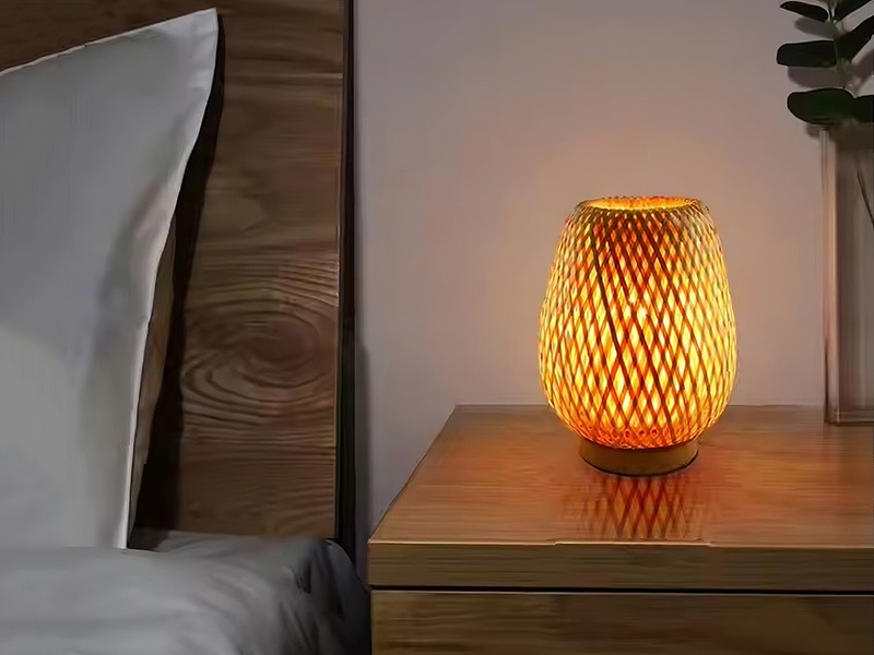 Hotel Bedside Lighting With Natural Charm
