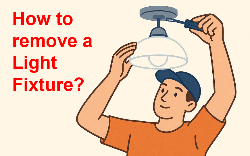 How To Remove A Light Fixture From The Ceiling