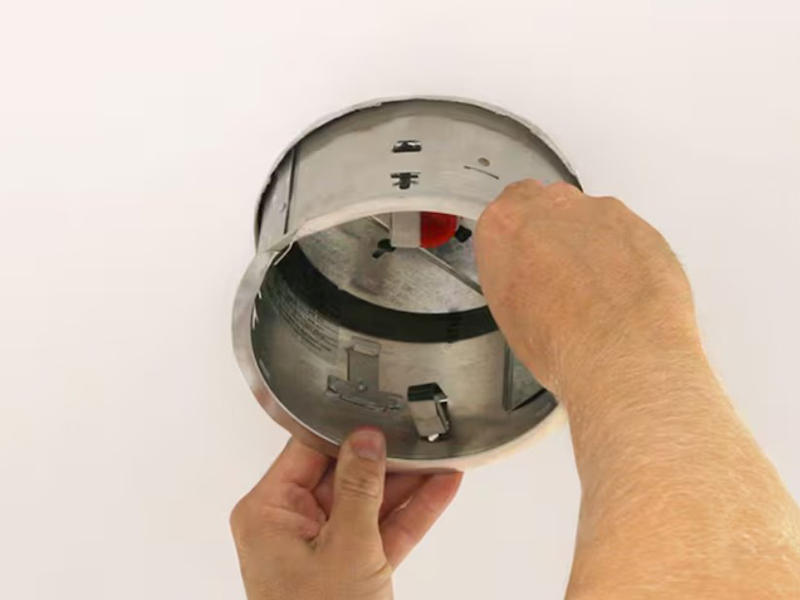 Insert The Recessed Housing Into The Ceiling