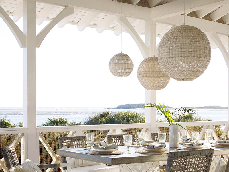 Lanai Rattan Pendant Lights Add Natural & Rustic Charm To You Outdoor Space
