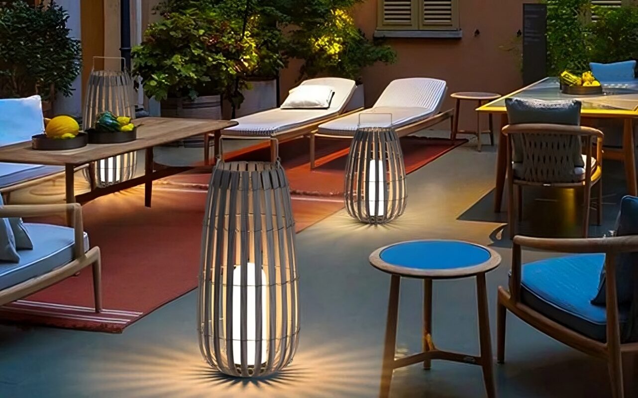 Lanai Lanterns Are Portable And Add Charming Light To Cozy Corners