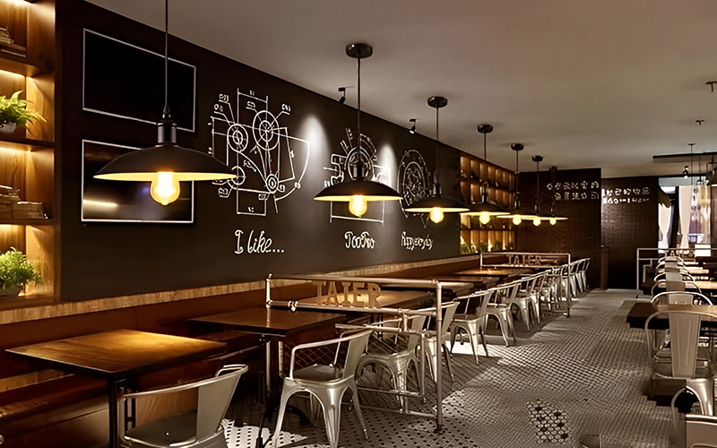 Metal Pendant Lights For Restaurant