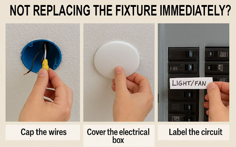 Not Replacing The Fixture Immediately