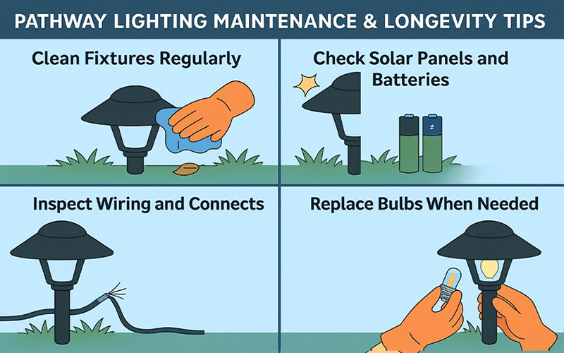 Pathway Lighting Maintenance & Longevity Tips