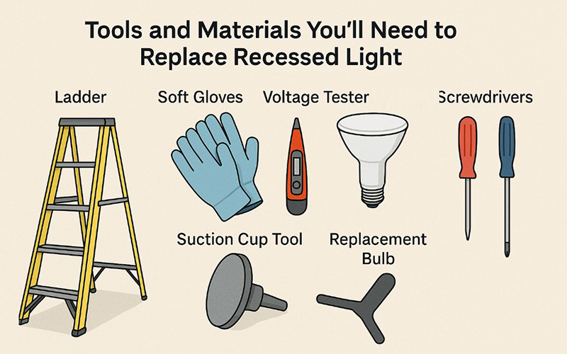 Prepare The Necessary Tools Before Replacing Recessed Lights