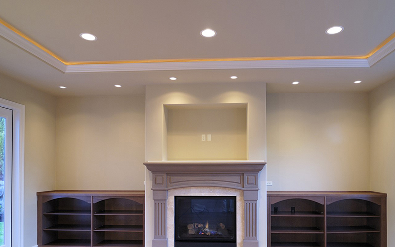 Recessed Lighting Distributes Light Evenly Without Taking Up Any Space