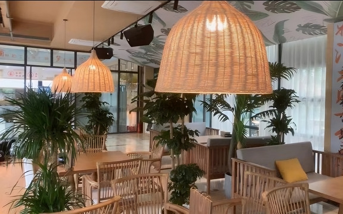 Restaurant Basket Pendant Light