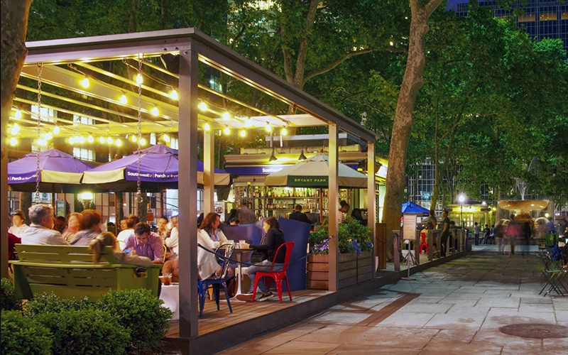 Restaurant Outdoor Patio Lighting