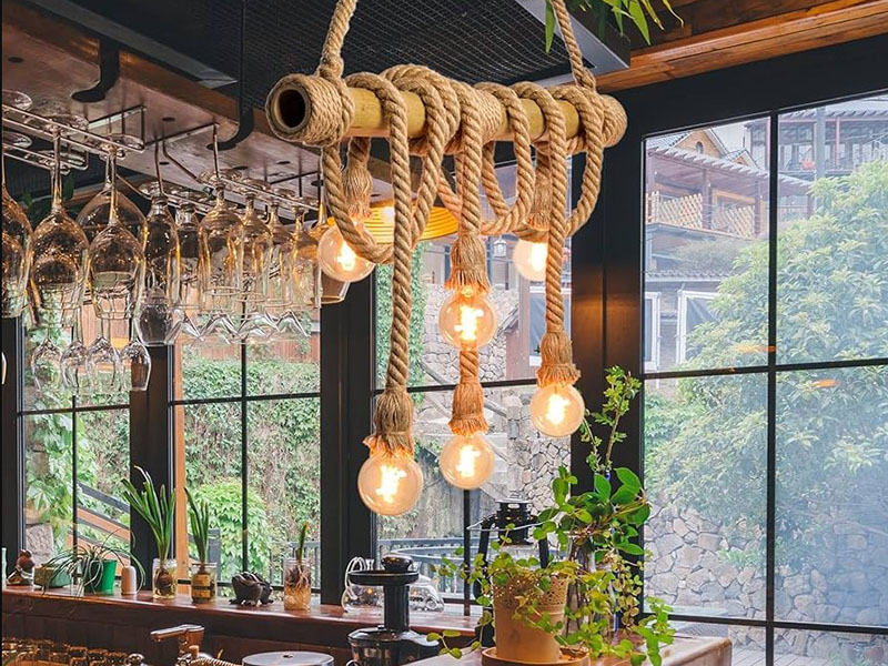 Rustic Style Restaurant Bar Lighting