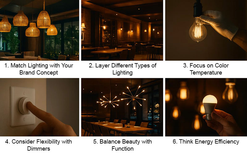 Tips For Choosing The Right Restaurant Lights