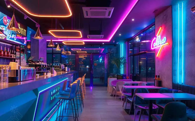 Use Color-changing Led Lights For Themed Nights