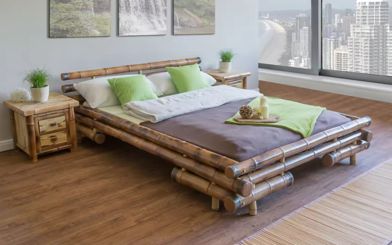 Bamboo Bed Transforms Your Bedroom Into A Calm, Nature-inspired Retreat
