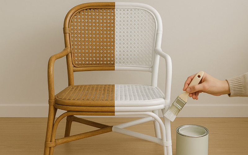 Breathe New Life Into Wicker Furniture With Paint